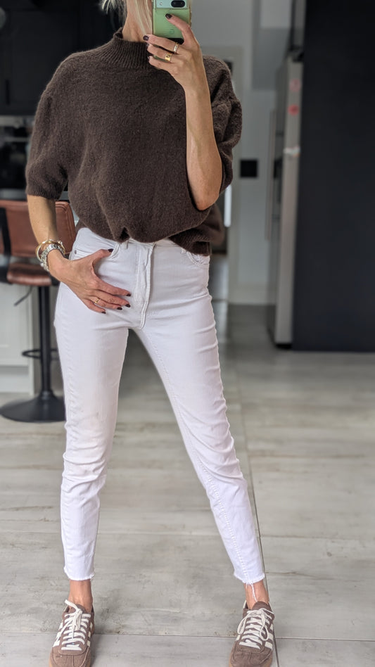 Alpaca Knit Brown Jumper