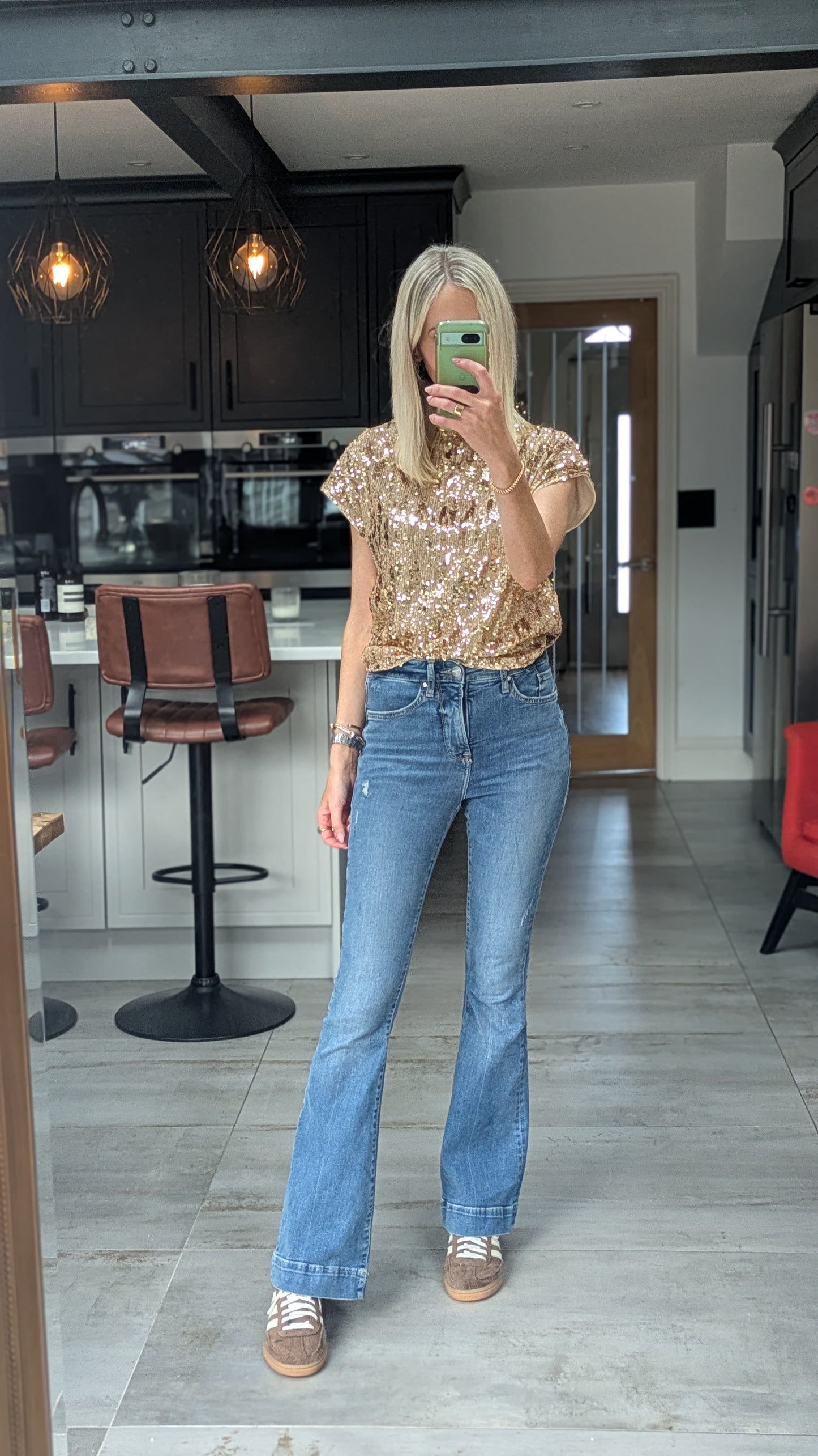Gold Sequin T-shirt