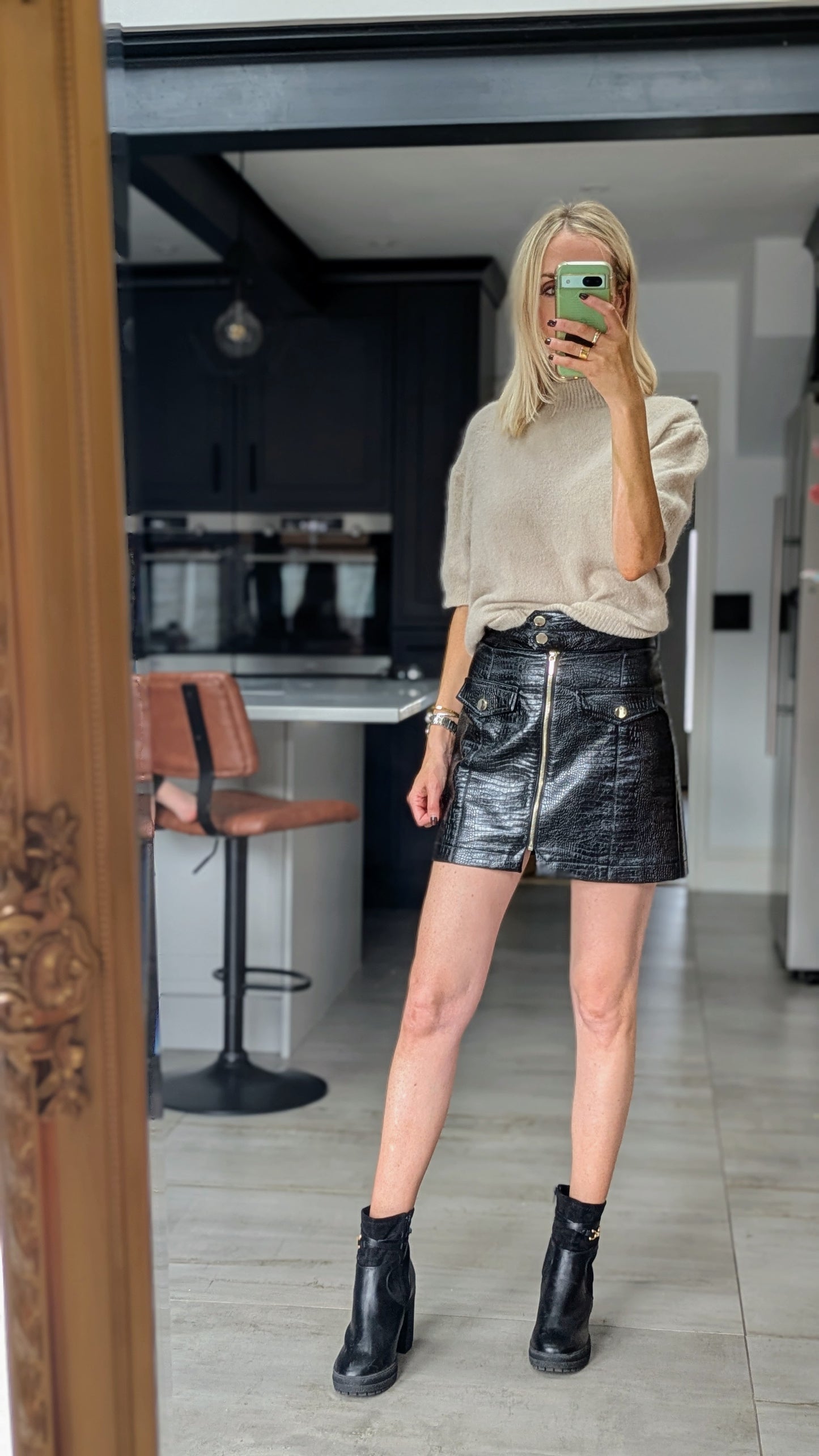 Alpaca Knit Cream Jumper