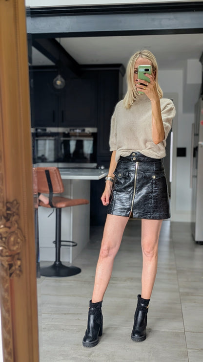 Alpaca Knit Cream Jumper