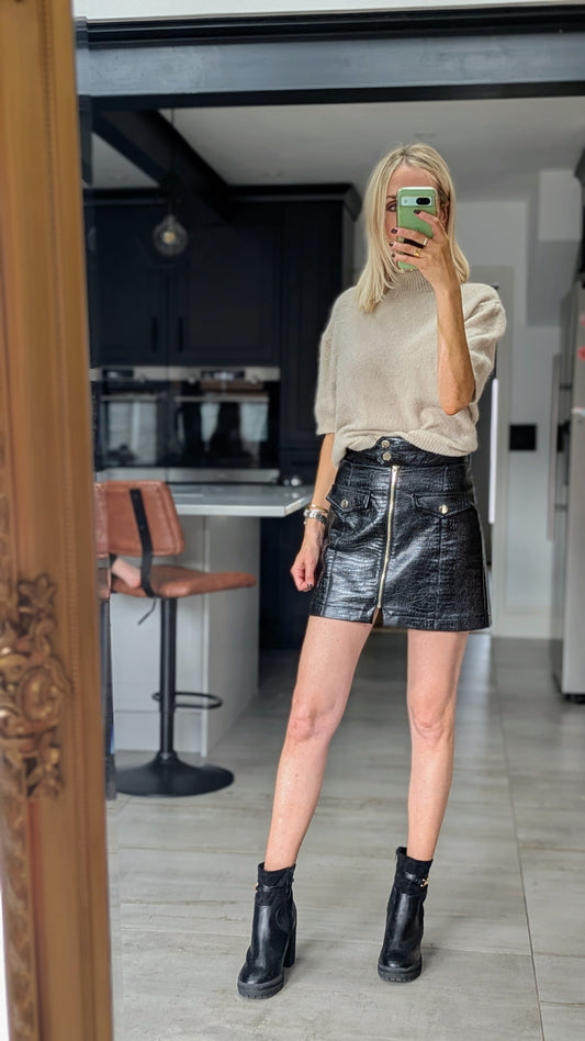 Alpaca Knit Cream Jumper