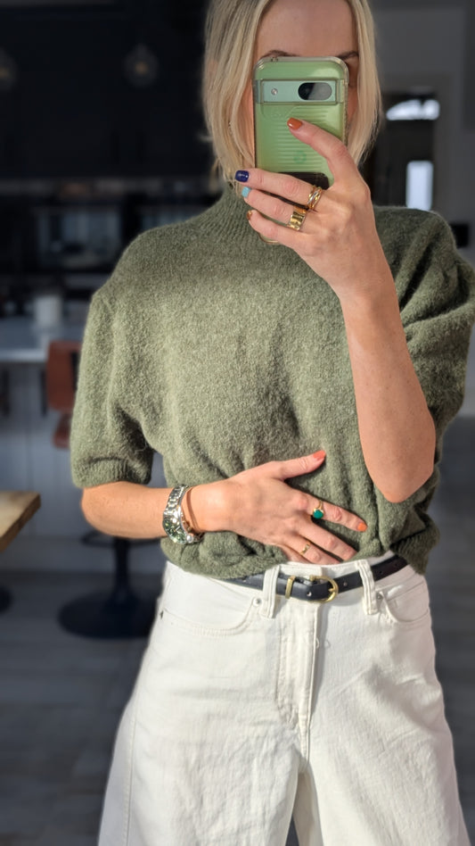 Alpaca Knit Olive Jumper